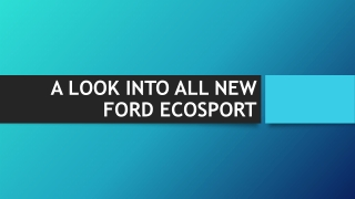 Ford Ecosport