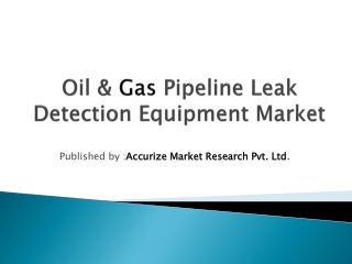 Oil & Gas Pipeline Leak Detection Equipment Market