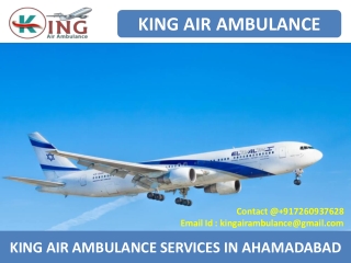 Hire King Air Ambulance Services from Ahmedabad and Amritsar