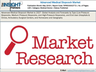 Advanced Medical Stopcock ,Market accounted to US$ 841.3 Mn in 2018