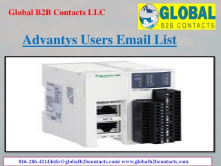 Advantys Users Email List