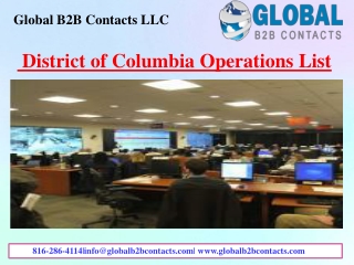 District of Columbia Operations List