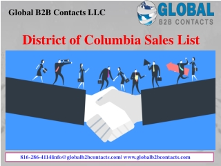 District of Columbia Sales List