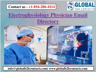 Electrophysiology Physician Email Directory