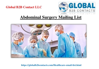 Abdominal Surgery Mailing List