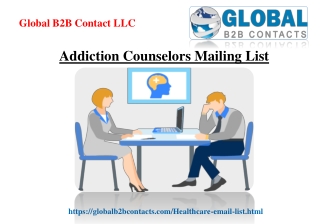 Addiction Counselors Mailing List