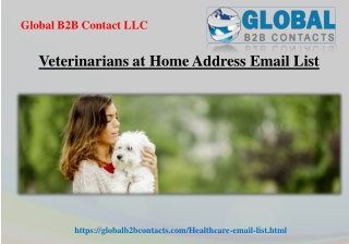 Veterinarians at Home Address Email List