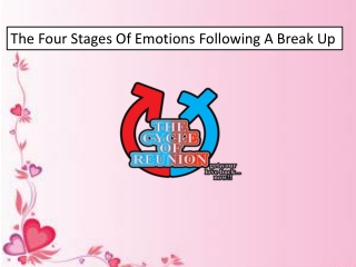 The four stages of emotions following a break up