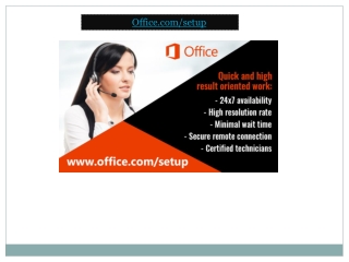 Office.com/setup – Enter Product Key – Get Office Setup