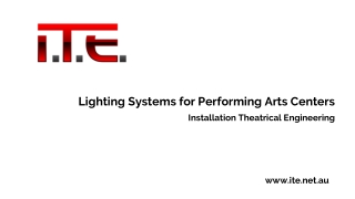 Stage lighting Melbourne