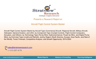 Aircraft Flight Control System Market | Trends & Forecast upto 2024