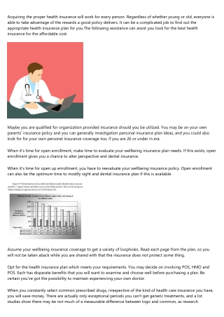 Numerous Medical Health Insurance Insurance policies Have Inexpensive Deductibles
