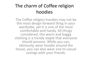 The Typical Coffee funny T-shirt