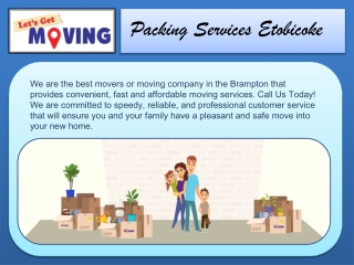 Packing Services Etobicoke