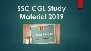 SSC CGL Study Material 2019 | Tier 2 Exam Previous Year Papers, Books