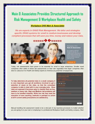 Occupational Health And Safety Australia