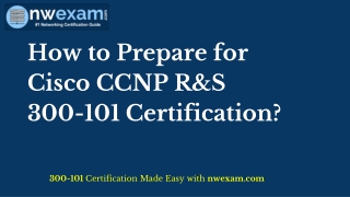 Sample Questions and Answers | Cisco 300-101 | CCNP Routing and Switching (ROUTE) Exam