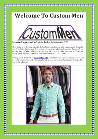 Buy custom suits online NY, Tailored suits NY- custommen.com