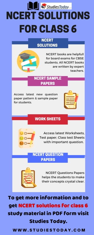 NCERT Solutions for class 6