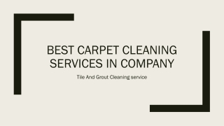 Carpet Cleaning Service Tustin CA