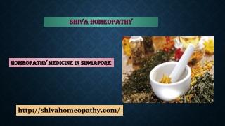 Homeopathy Medicine in Singapore