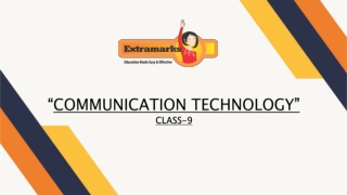 Solutions for Class 9 Computer on Extramarks