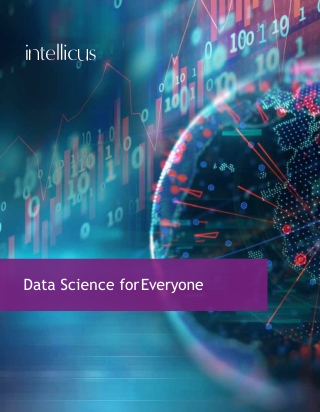 Intellicus Data Science Capabilities