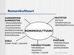 Romanikulttuuri