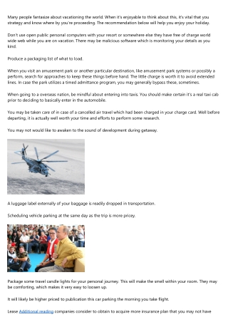 Guidance To Let The Non-Daring Visitor