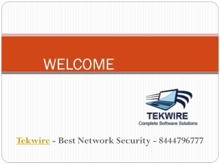 Tekwire | Best Network Security Call: 844-479-6777