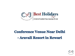 Conference Venues Options Near Delhi | Aravali Resort in Rewari