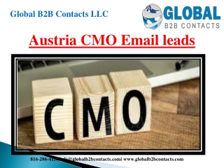 Austria CMO Email leads