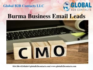 Burma Business Email Leads