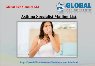 Asthma Specialist Mailing List