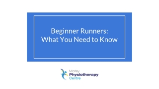 Beginner Runners: What You Need to Know - Morley Physiotheraphy