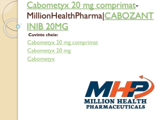 Cabometyx 20mg Tablets | Cabozantinib | MHP