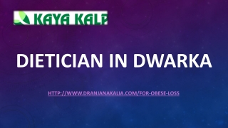 Dietician in Dwarka-Dr Anjana Kalia