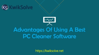 Use Of Best PC Cleaner