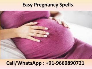 Easy Pregnancy Spells