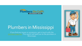 Plumbers in Mississippi