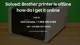 Brother Printer Offline | Dial 1-888-480-0288
