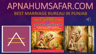 best marriage bureau in punjab