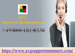 Rufen Sie 800-181-0338 An, Um Hilfe Zur Lösung Technischer Probleme Mit AVG Zu Erhalten
