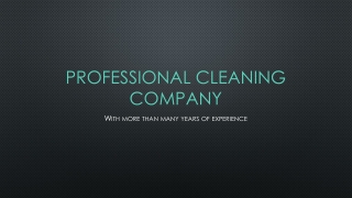 Professional Cleaning Company In Buckhead GA