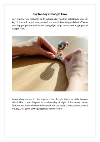 Buy freutoy at Gadget Flow
