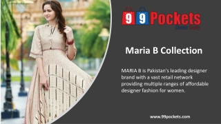Maria B Collection | Bumper Discount Offers