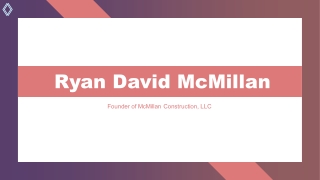 Ryan David McMillan - Worked at Sun Forest Construction as a Carpenter