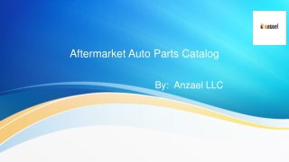 Aftermarket Auto Parts Catalog