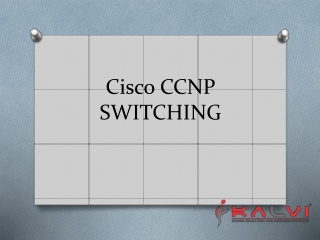 Cisco CCNP SWITCHING