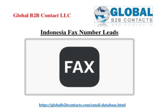 Ireland Fax Number Leads